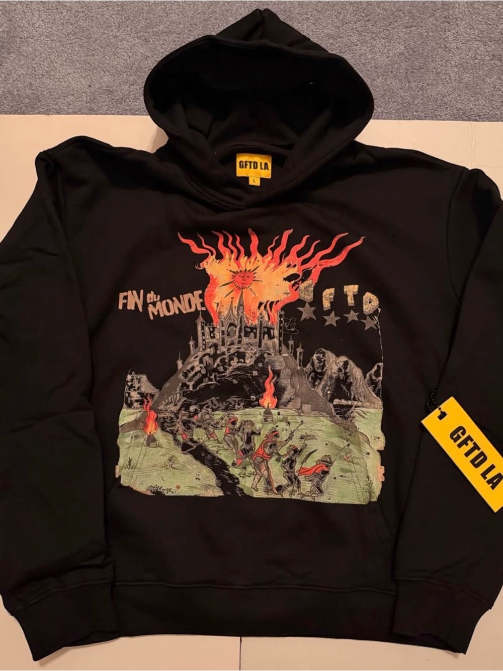 GFTD LA Graphic Hoodie – Size Large – Brand New